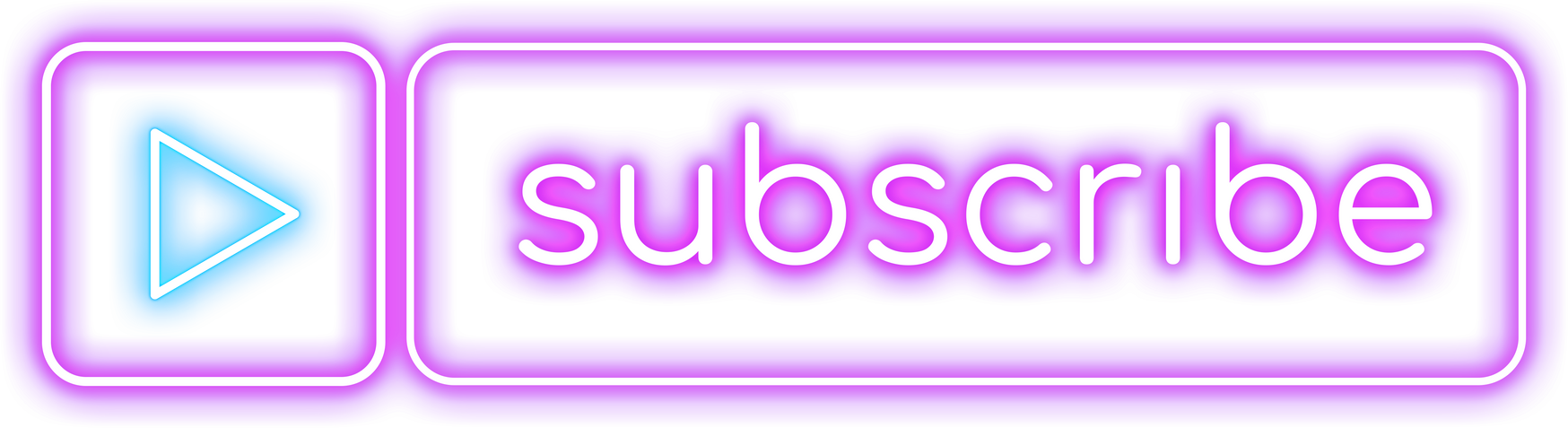 Neon Subscribe Button